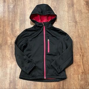 Magellan Fleece Lined Black Zipper Jacket